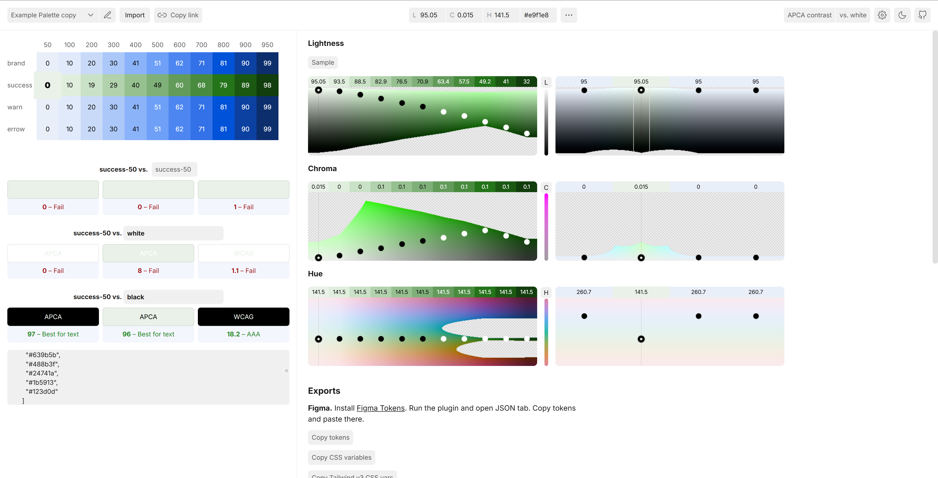 Apply Current Hue to Row